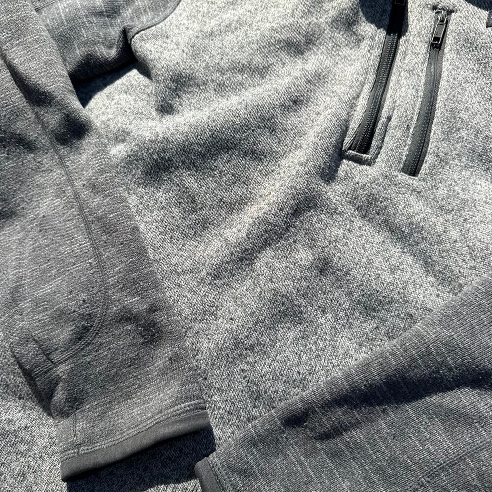 Patagonia better sweater size medium men’s grey quarter zip - Picture 4 of 5
